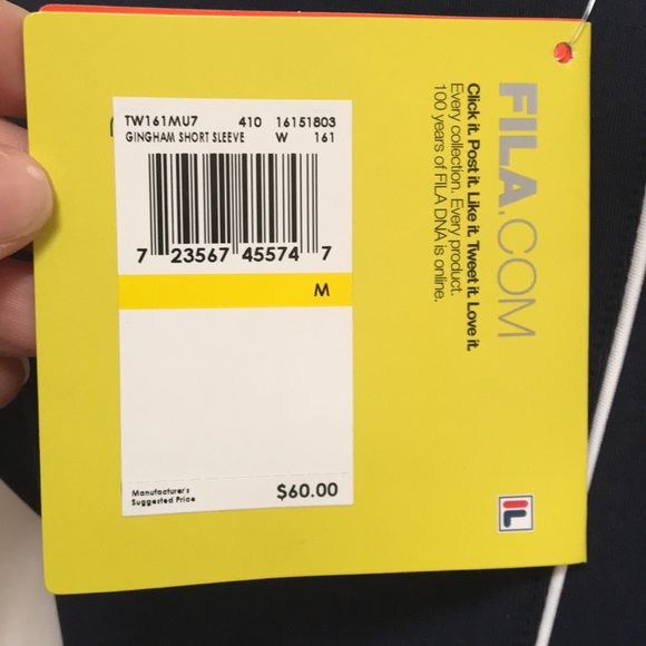 Fila Tennis/Golf/Pickleball/Athletic Top, NWT! - Picture 4 of 7